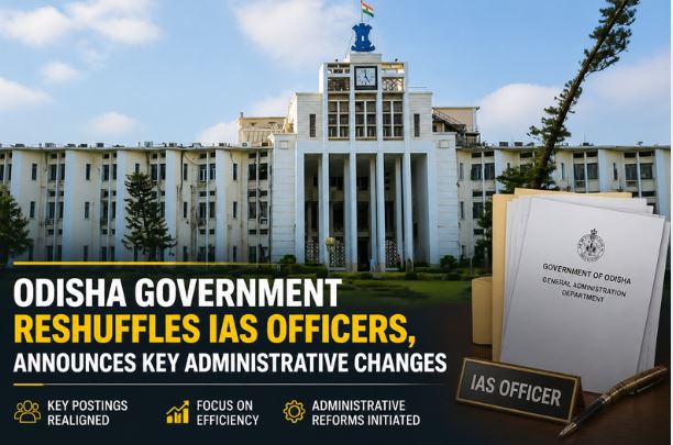 Odisha Government Reshuffles IAS Officers, Announces Key Administrative Changes